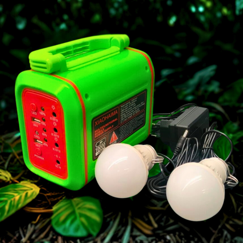 10000 mAh Rechargeable Power Station for Multiple Usages