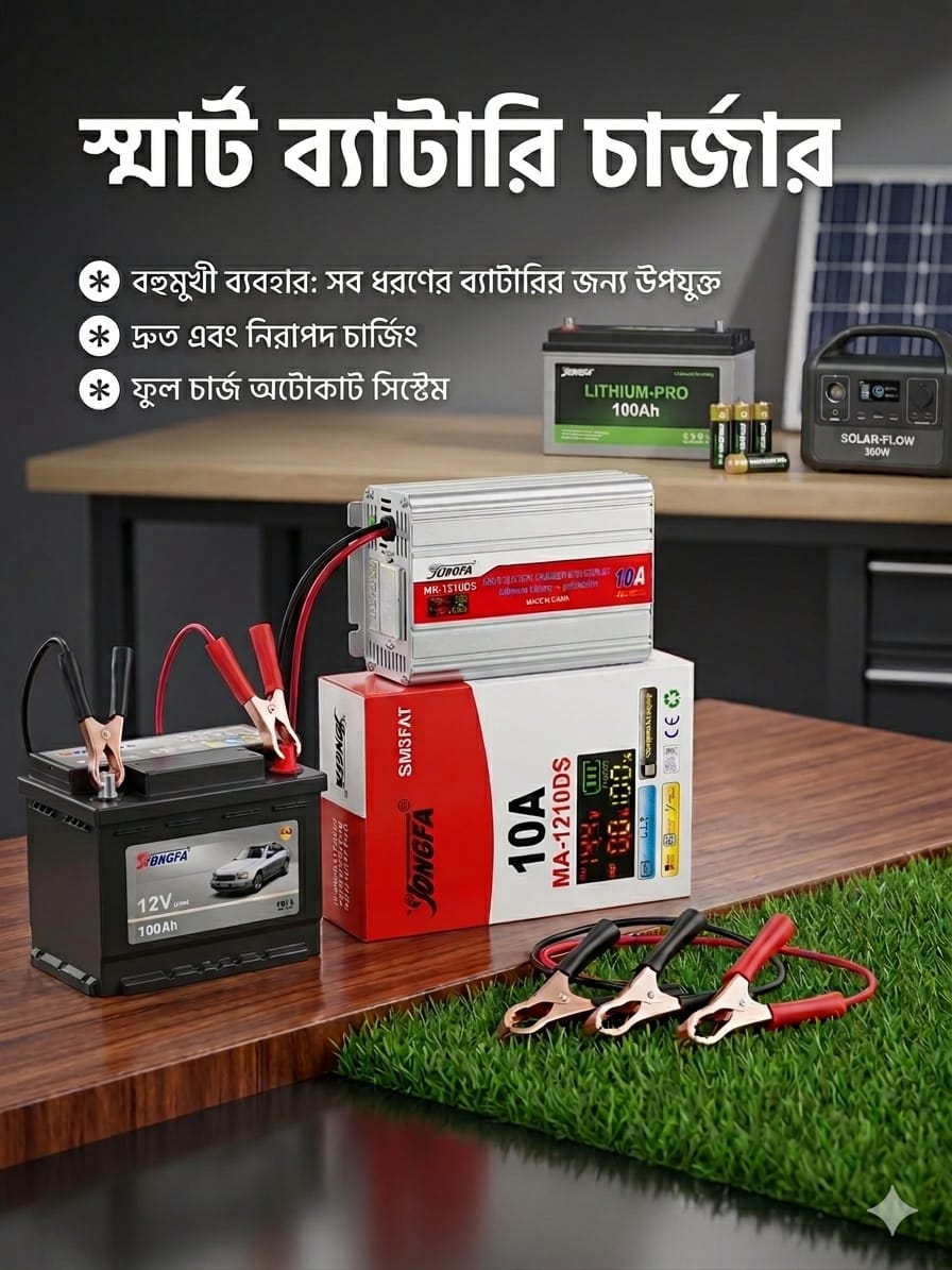 Smart 12v Battery Charger