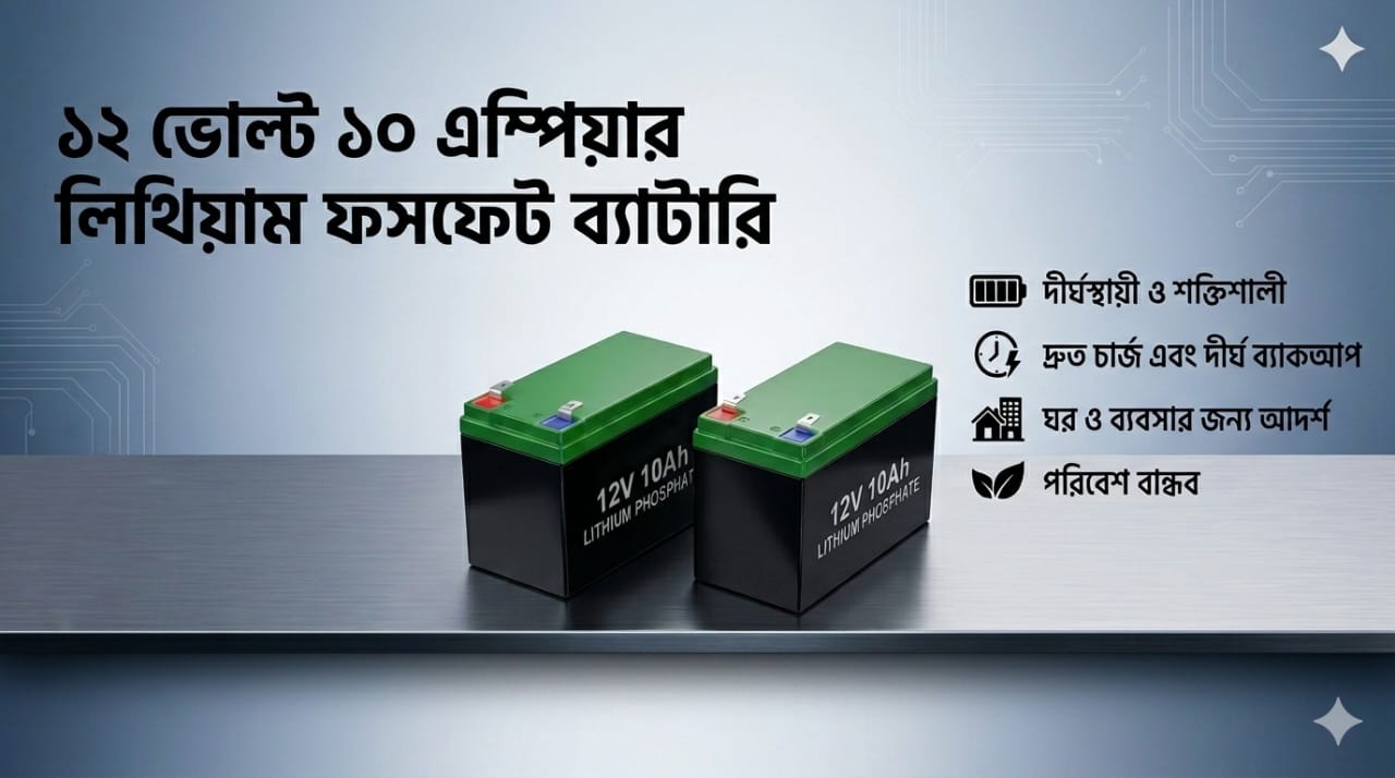 12 Volt 10Ah Heavy duty Lithium Battery