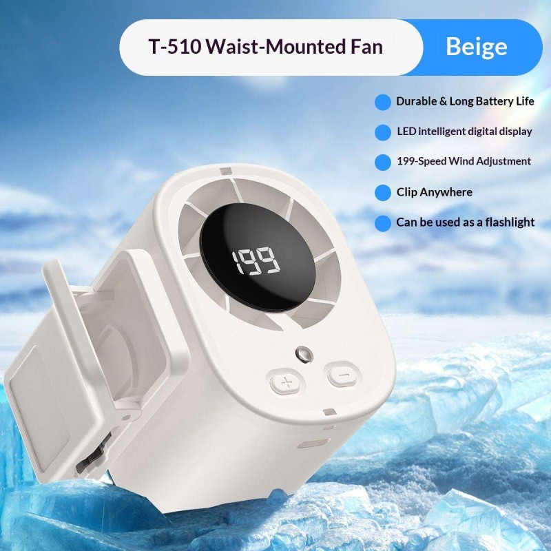 Handheld Foldable High-speed Clip Fan