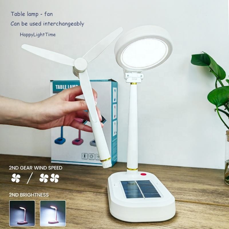 Solar Turban Fan + LED Lamp